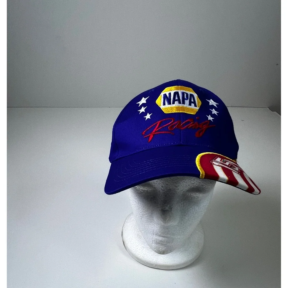 VTG NAPA Racing Hat Michael Waltrip #15  Adjustable‎ Adult Blue